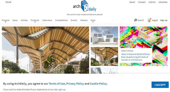 ArchDaily：最受欢迎的建筑网站，分享世界各地建筑项目