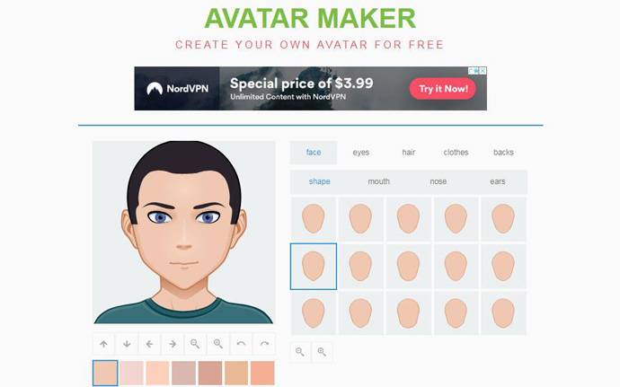 Avatar Maker：在线可爱卡通头像制作