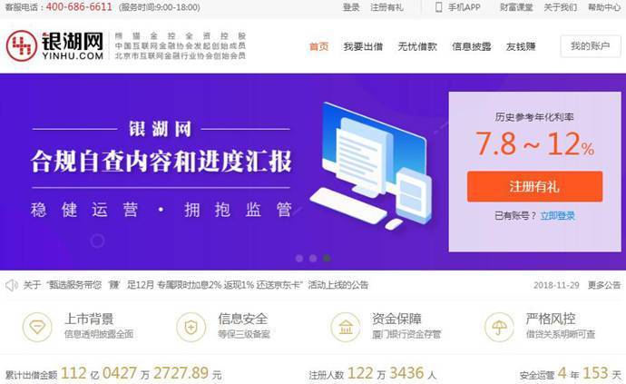 银湖网：快捷、透明的金融理财平台