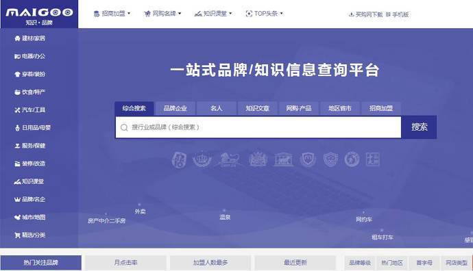 买购网：MAIGOO，一站式品牌、知识信息查询平台